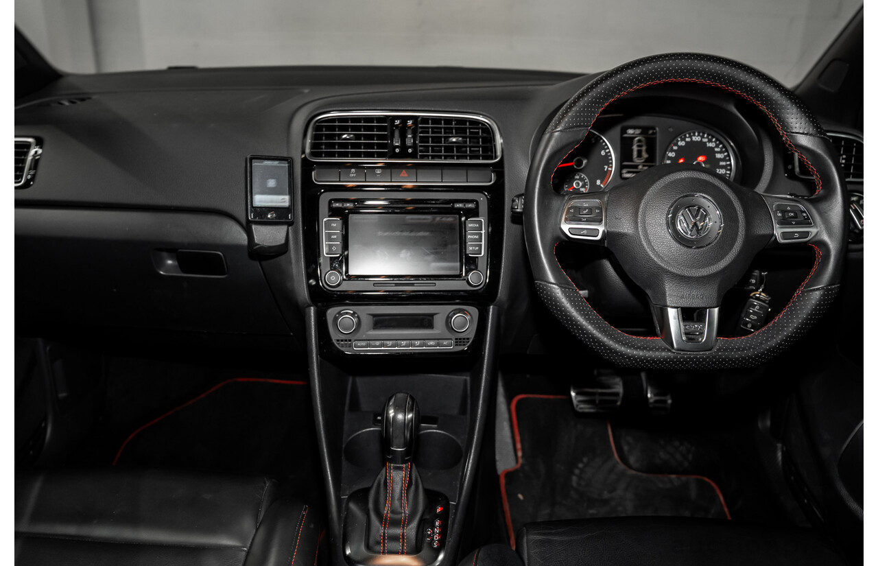 1/2013 Volkswagen Polo GTi 6R MY13 5d Hatchback Candy White Twincharged 1.4L