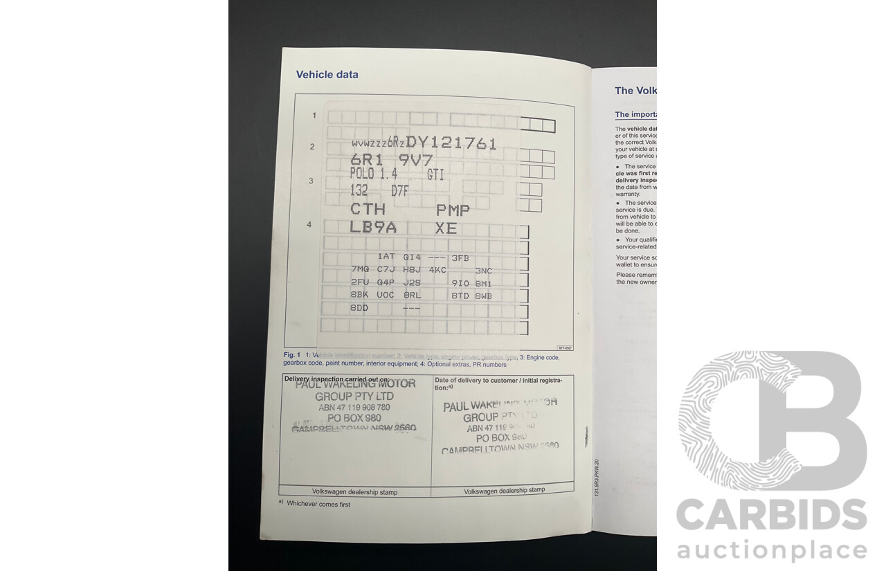 1/2013 Volkswagen Polo GTi 6R MY13 5d Hatchback Candy White Twincharged 1.4L