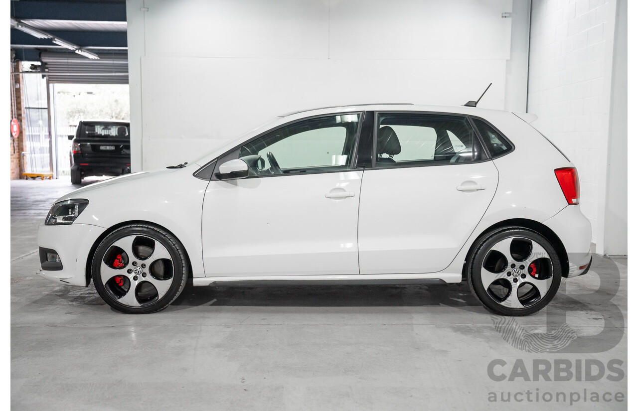 1/2013 Volkswagen Polo GTi 6R MY13 5d Hatchback Candy White Twincharged 1.4L