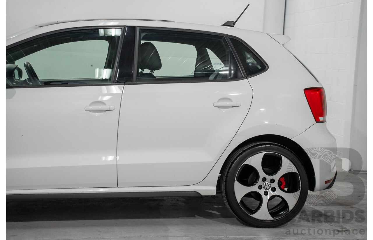 1/2013 Volkswagen Polo GTi 6R MY13 5d Hatchback Candy White Twincharged 1.4L