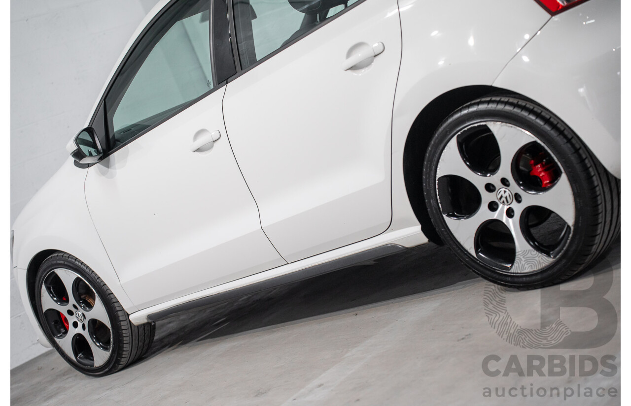1/2013 Volkswagen Polo GTi 6R MY13 5d Hatchback Candy White Twincharged 1.4L