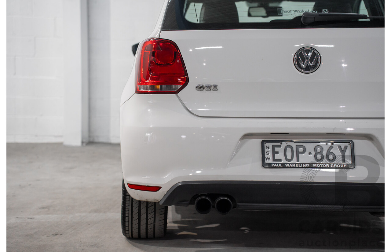 1/2013 Volkswagen Polo GTi 6R MY13 5d Hatchback Candy White Twincharged 1.4L