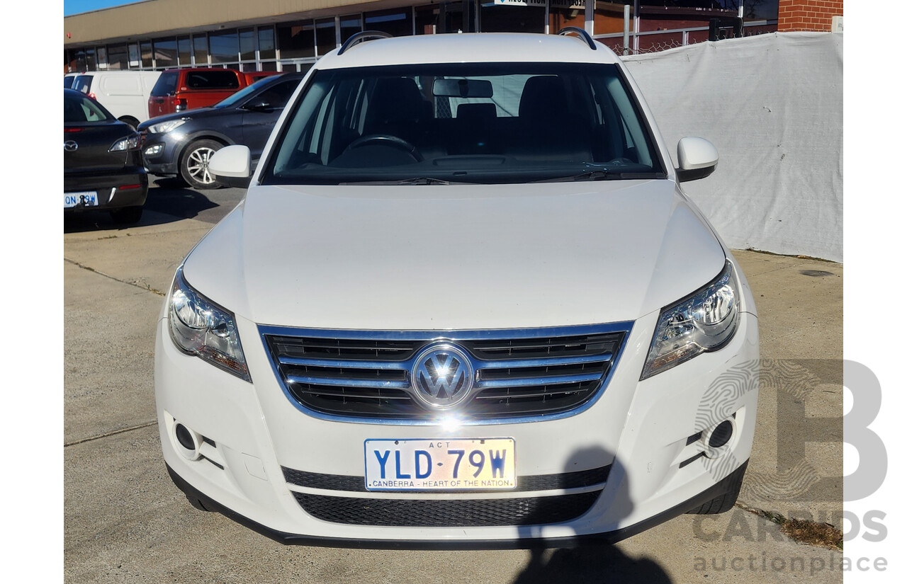 7/2009 Volkswagen Tiguan 125 TSI 5NC MY09 4d Wagon White 2.0L