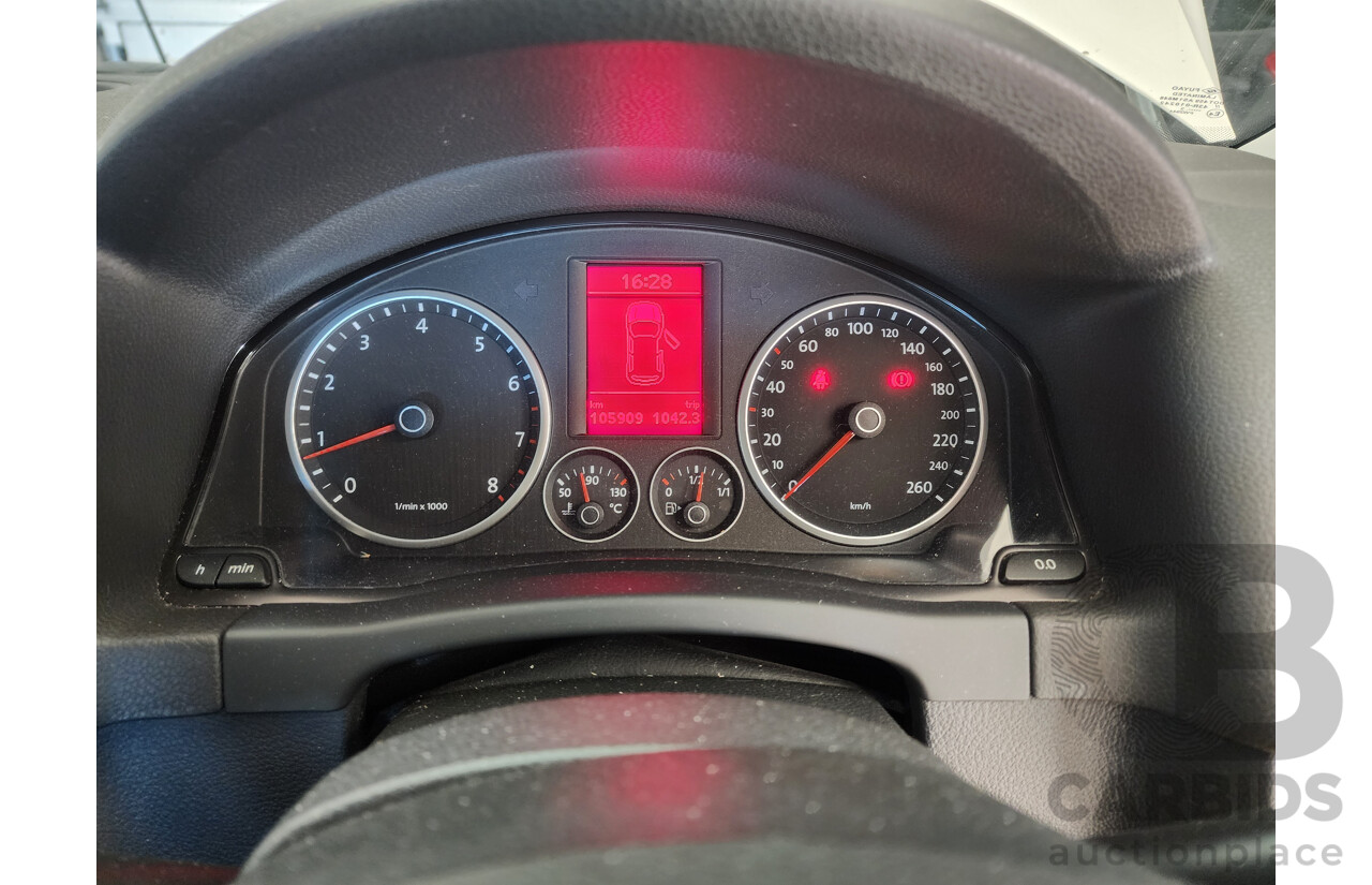 7/2009 Volkswagen Tiguan 125 TSI 5NC MY09 4d Wagon White 2.0L