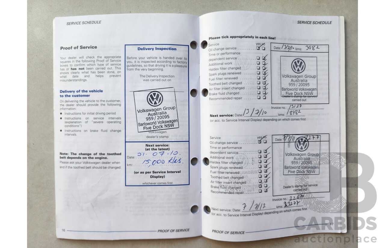 7/2009 Volkswagen Tiguan 125 TSI 5NC MY09 4d Wagon White 2.0L