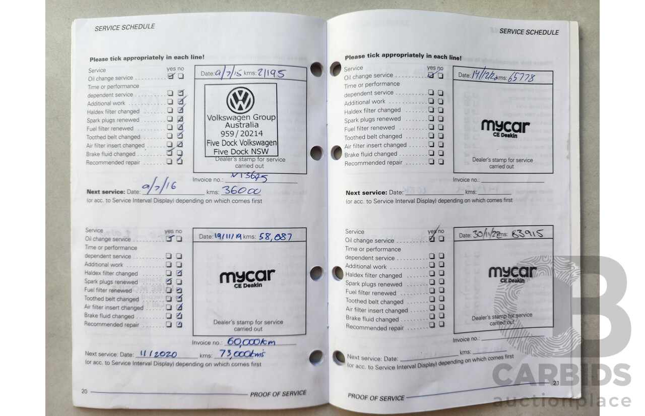 7/2009 Volkswagen Tiguan 125 TSI 5NC MY09 4d Wagon White 2.0L