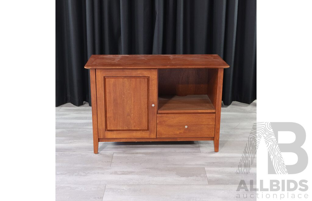 Modern Timber Entertainment Cabinet