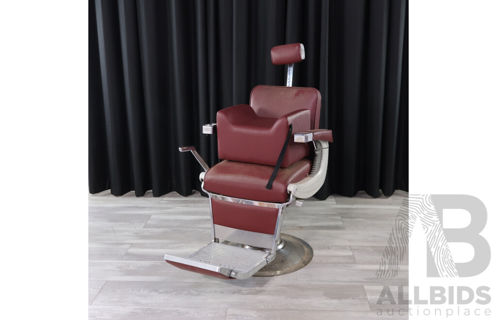 Antique Barbers Chair by Belmont