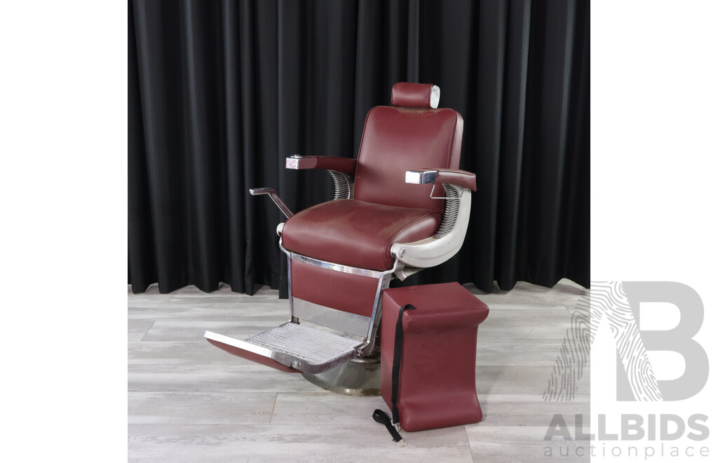 Antique Barbers Chair by Belmont