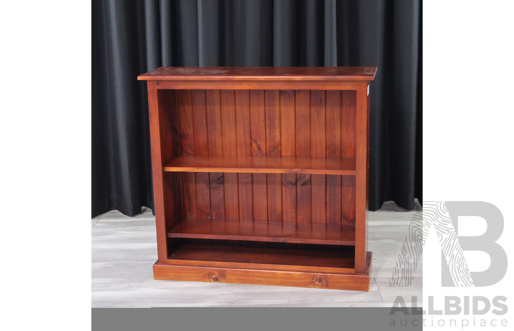 Small Pine Open Bookcase