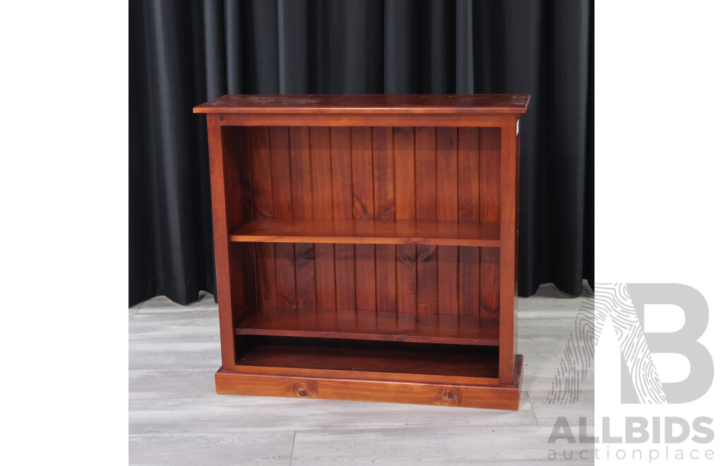 Small Pine Open Bookcase