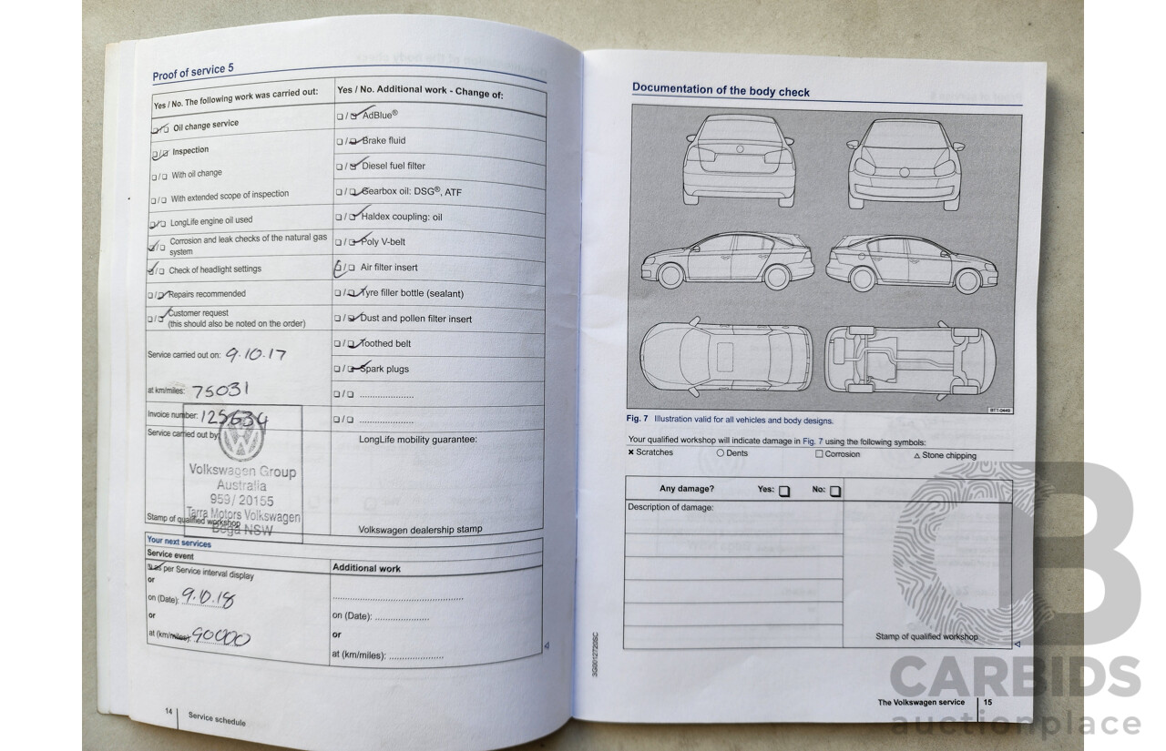 10/2015 Volkswagen Passat 132 TSI Comfortline 3C MY16 4d Wagon White 1.8L