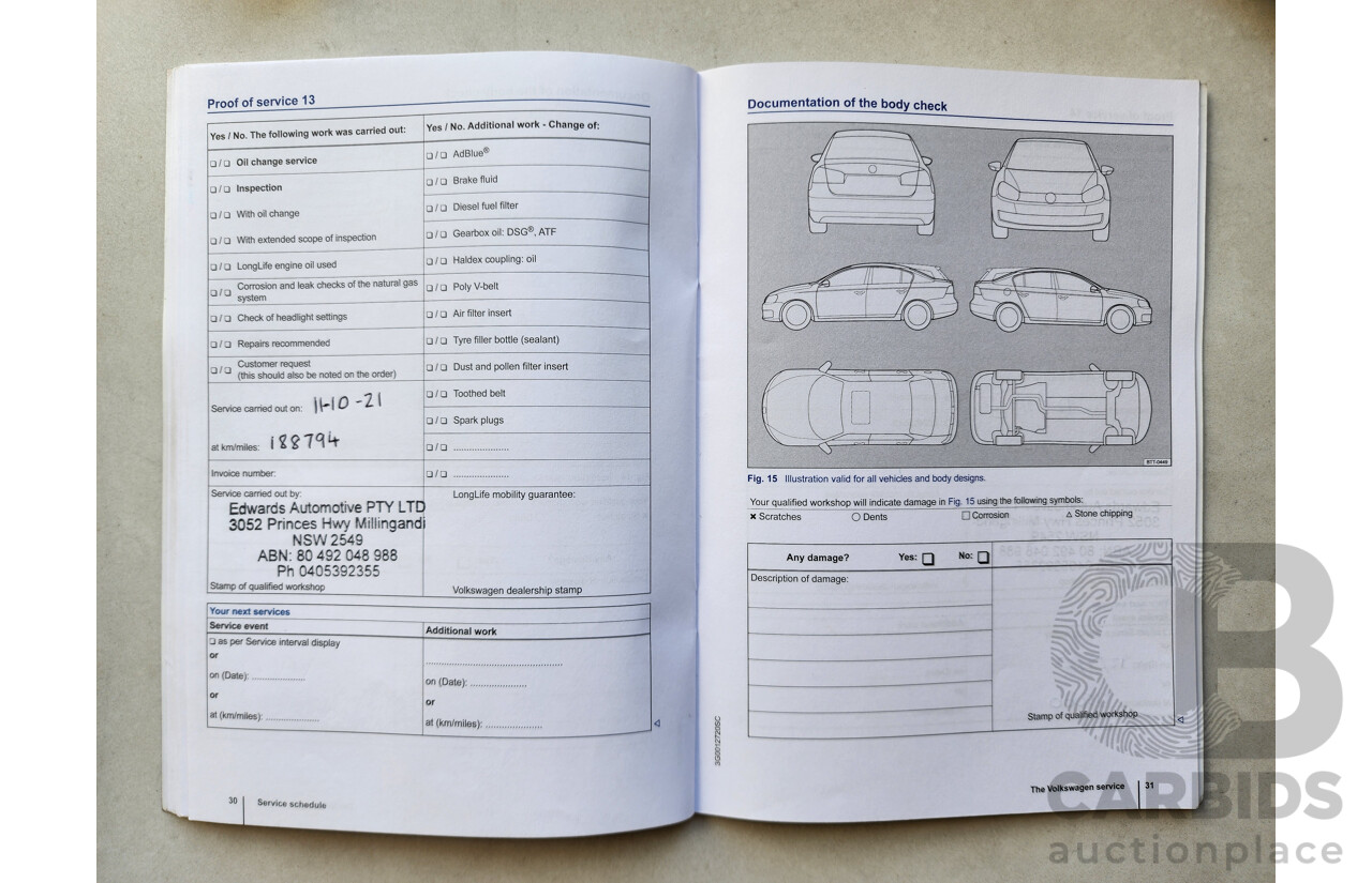 10/2015 Volkswagen Passat 132 TSI Comfortline 3C MY16 4d Wagon White 1.8L