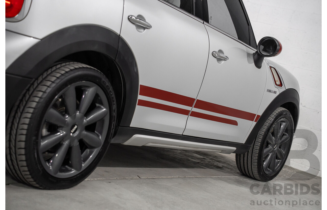 08/2016 Mini Cooper D Countryman (FWD) R60 MY15 4d Wagon Crystal Silver Metallic Turbo Diesel 2.0L