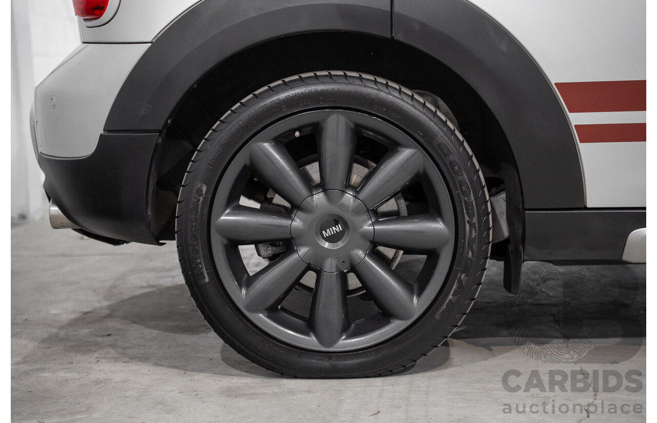 08/2016 Mini Cooper D Countryman (FWD) R60 MY15 4d Wagon Crystal Silver Metallic Turbo Diesel 2.0L