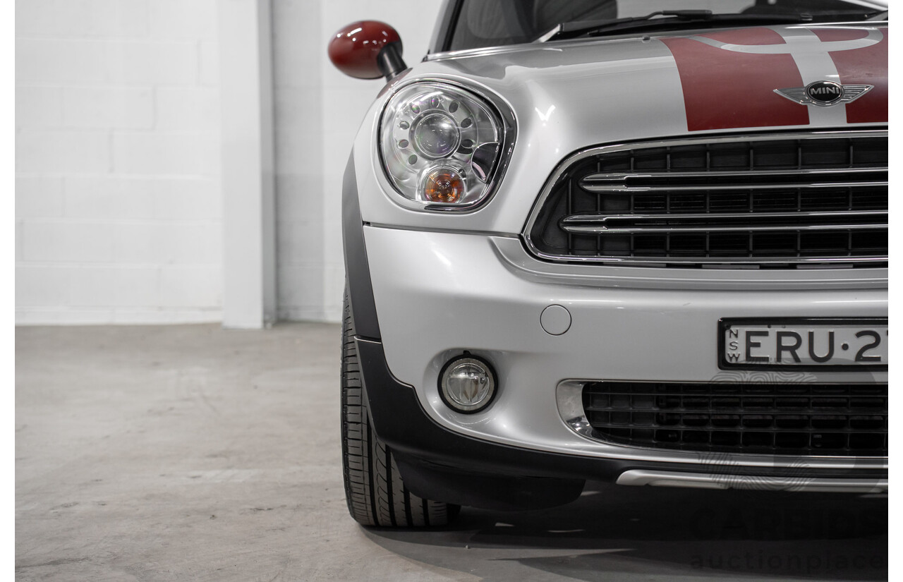 08/2016 Mini Cooper D Countryman (FWD) R60 MY15 4d Wagon Crystal Silver Metallic Turbo Diesel 2.0L