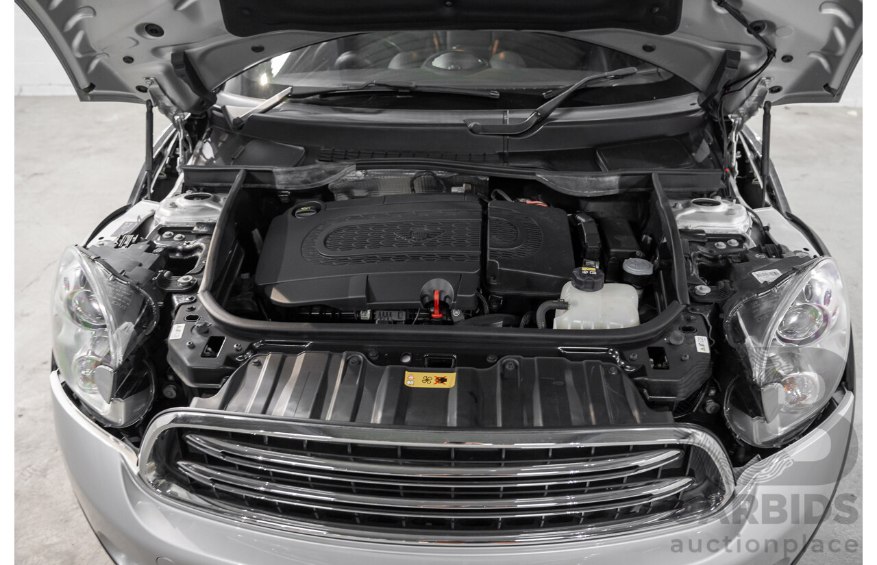 08/2016 Mini Cooper D Countryman (FWD) R60 MY15 4d Wagon Crystal Silver Metallic Turbo Diesel 2.0L