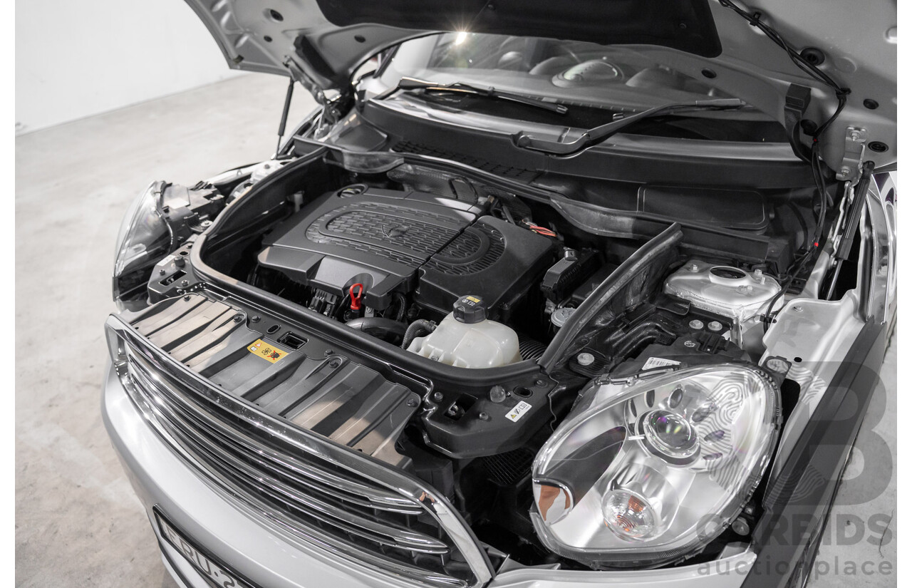 08/2016 Mini Cooper D Countryman (FWD) R60 MY15 4d Wagon Crystal Silver Metallic Turbo Diesel 2.0L