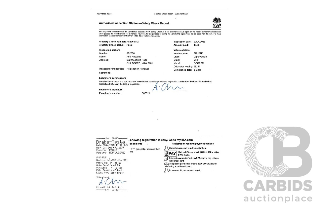 08/2016 Mini Cooper D Countryman (FWD) R60 MY15 4d Wagon Crystal Silver Metallic Turbo Diesel 2.0L
