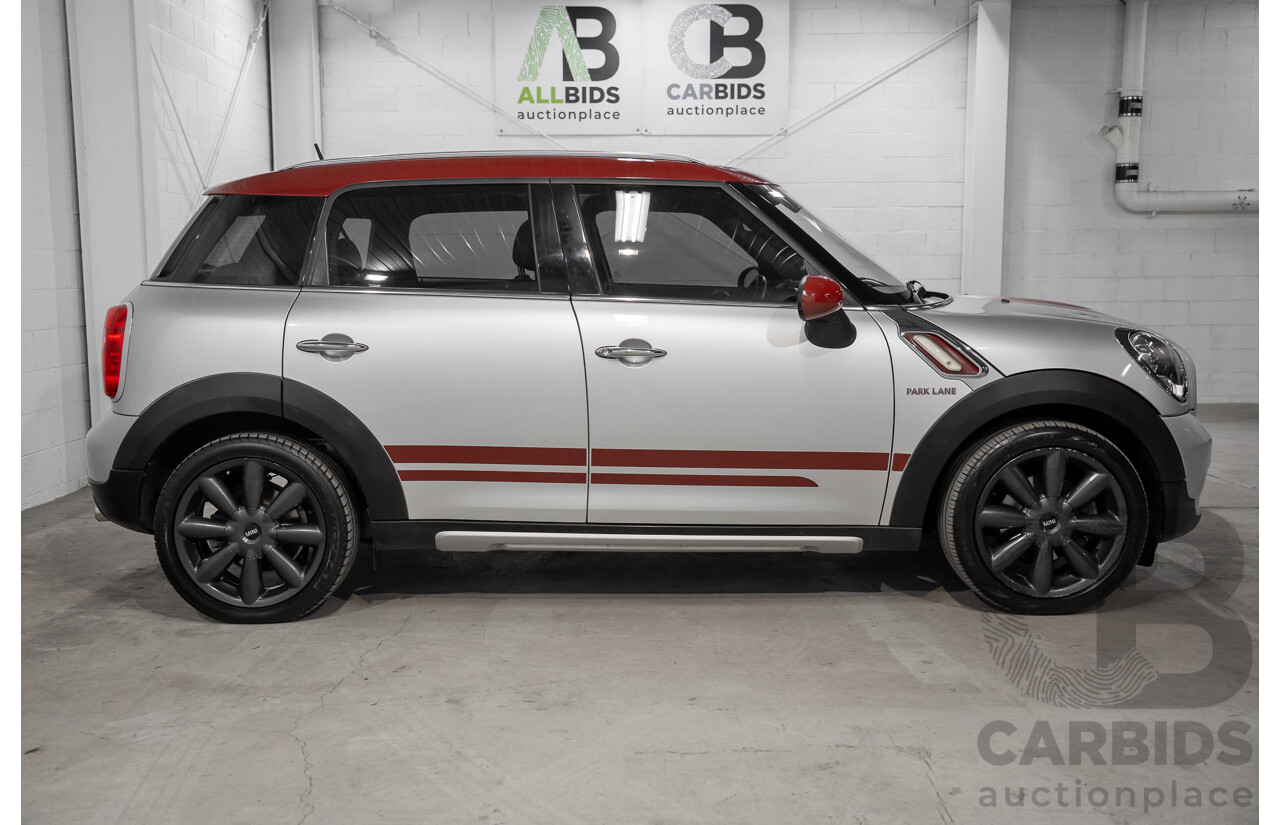 08/2016 Mini Cooper D Countryman (FWD) R60 MY15 4d Wagon Crystal Silver Metallic Turbo Diesel 2.0L