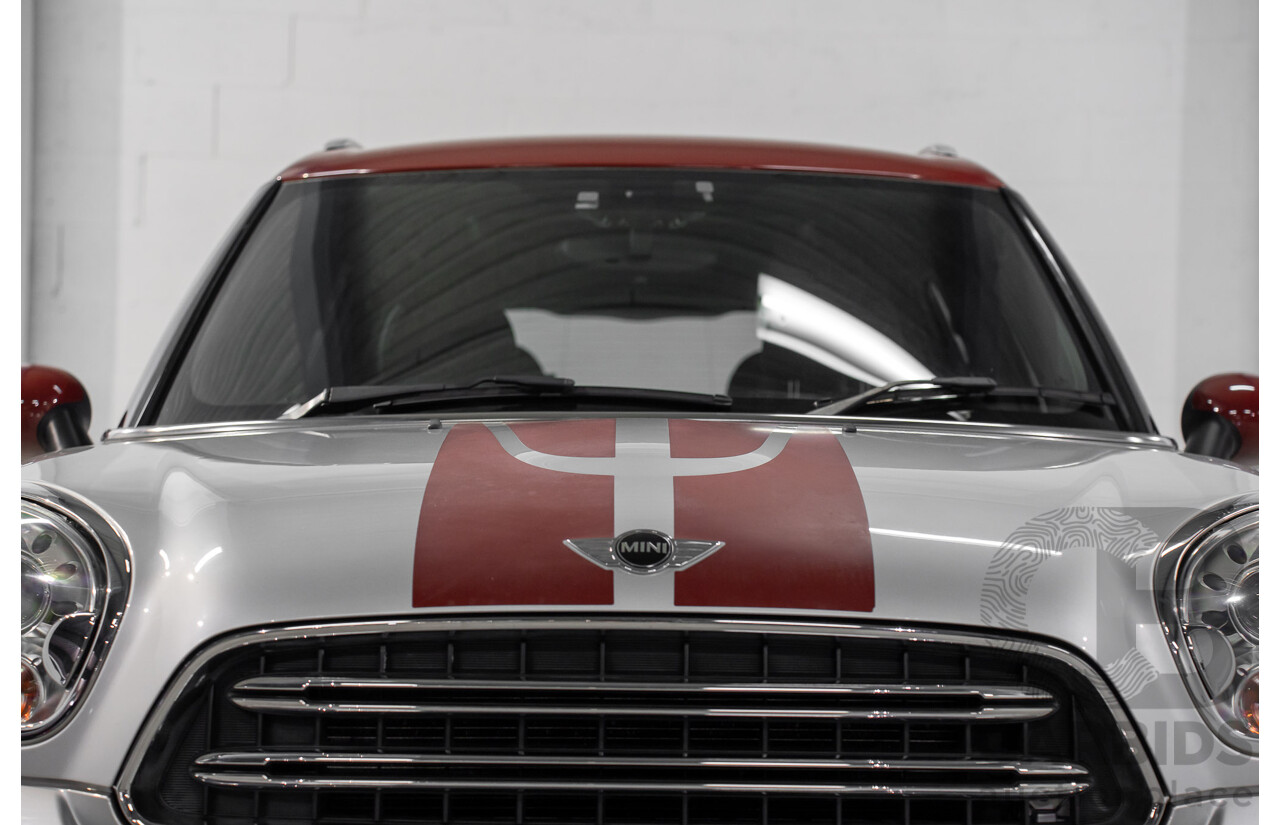 08/2016 Mini Cooper D Countryman (FWD) R60 MY15 4d Wagon Crystal Silver Metallic Turbo Diesel 2.0L