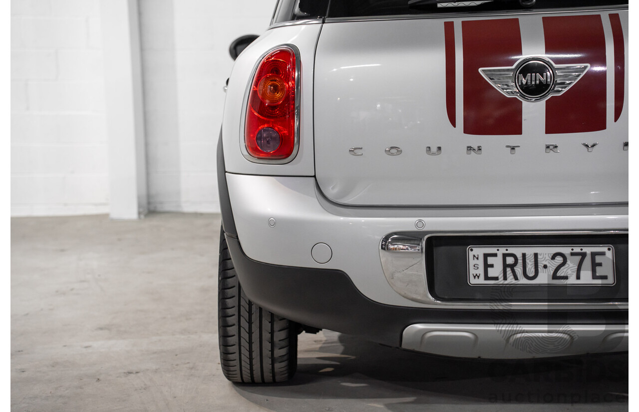 08/2016 Mini Cooper D Countryman (FWD) R60 MY15 4d Wagon Crystal Silver Metallic Turbo Diesel 2.0L