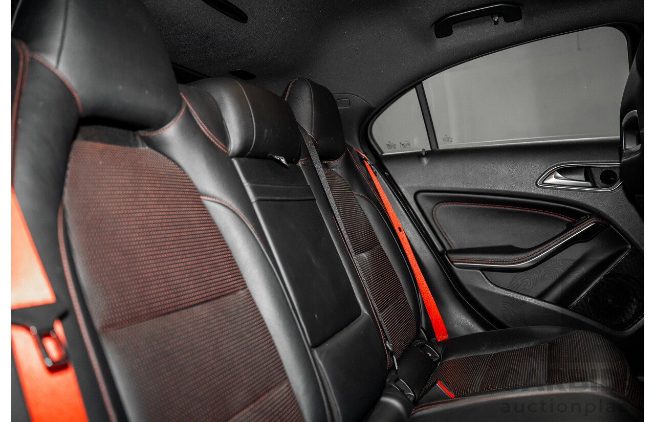 10/2015 Mercedes-Benz A250 Sport 176 MY15 5d Hatchback Cosmos Black Metallic Turbo 2.0L