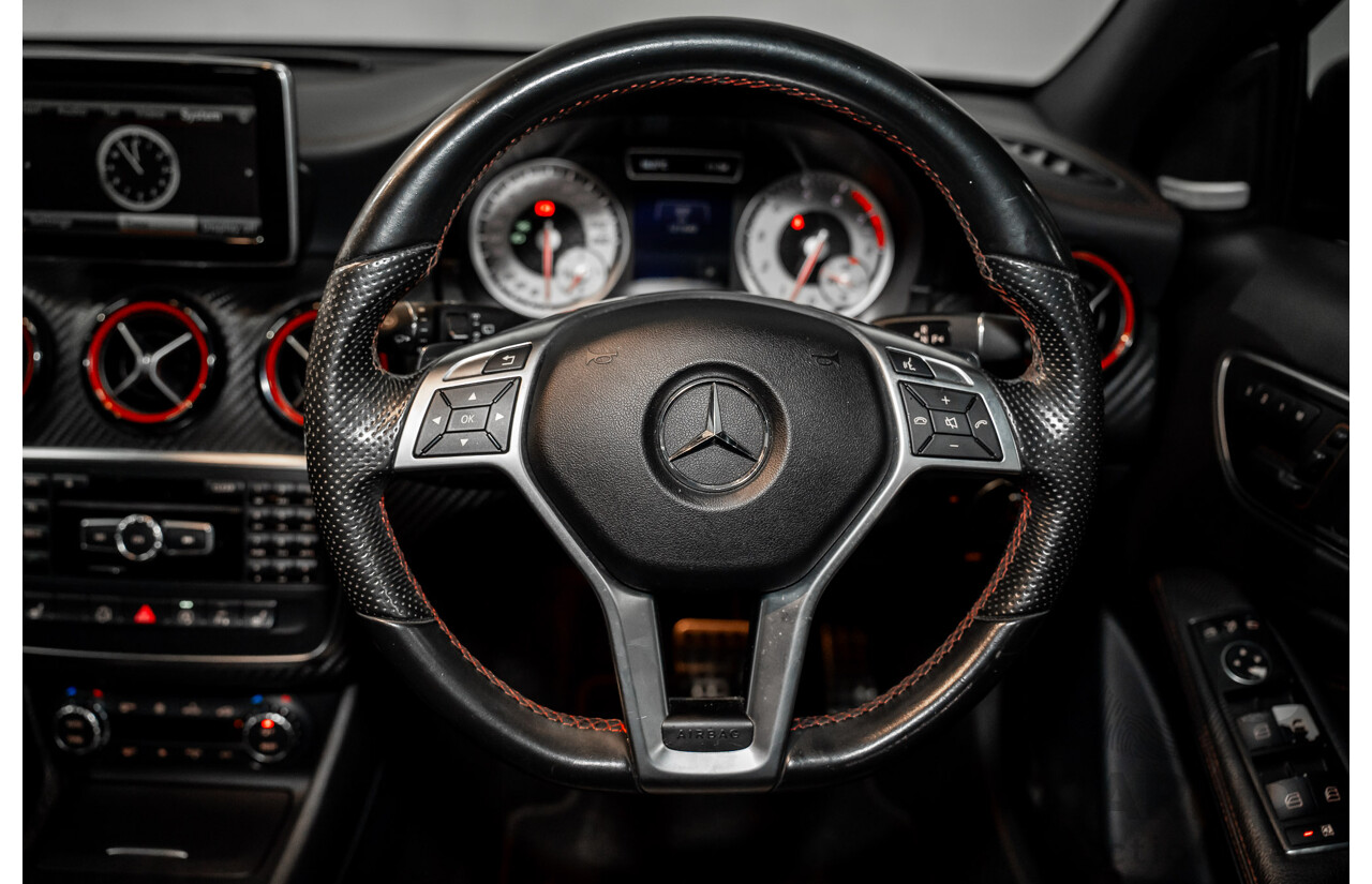 10/2015 Mercedes-Benz A250 Sport 176 MY15 5d Hatchback Cosmos Black Metallic Turbo 2.0L