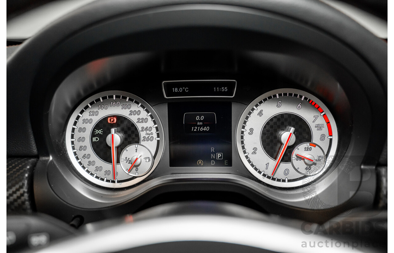 10/2015 Mercedes-Benz A250 Sport 176 MY15 5d Hatchback Cosmos Black Metallic Turbo 2.0L