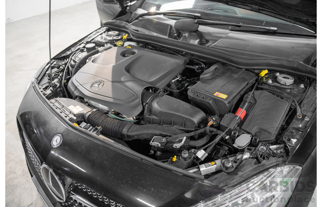 10/2015 Mercedes-Benz A250 Sport 176 MY15 5d Hatchback Cosmos Black Metallic Turbo 2.0L