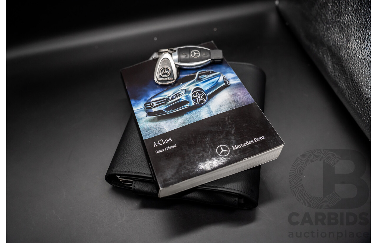 10/2015 Mercedes-Benz A250 Sport 176 MY15 5d Hatchback Cosmos Black Metallic Turbo 2.0L