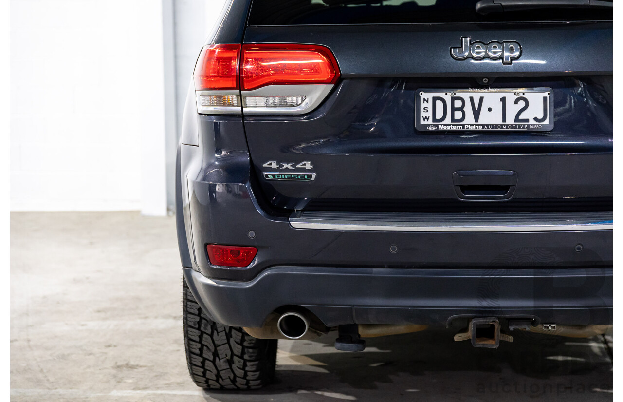 8/2015 Jeep Grand Cherokee Limited (4x4) WK MY15 4d Wagon Maximum Steel Metallic Turbo Diesel 3.0L