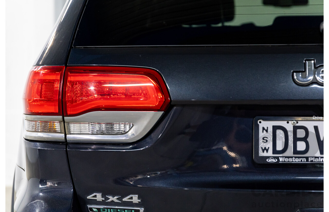 8/2015 Jeep Grand Cherokee Limited (4x4) WK MY15 4d Wagon Maximum Steel Metallic Turbo Diesel 3.0L