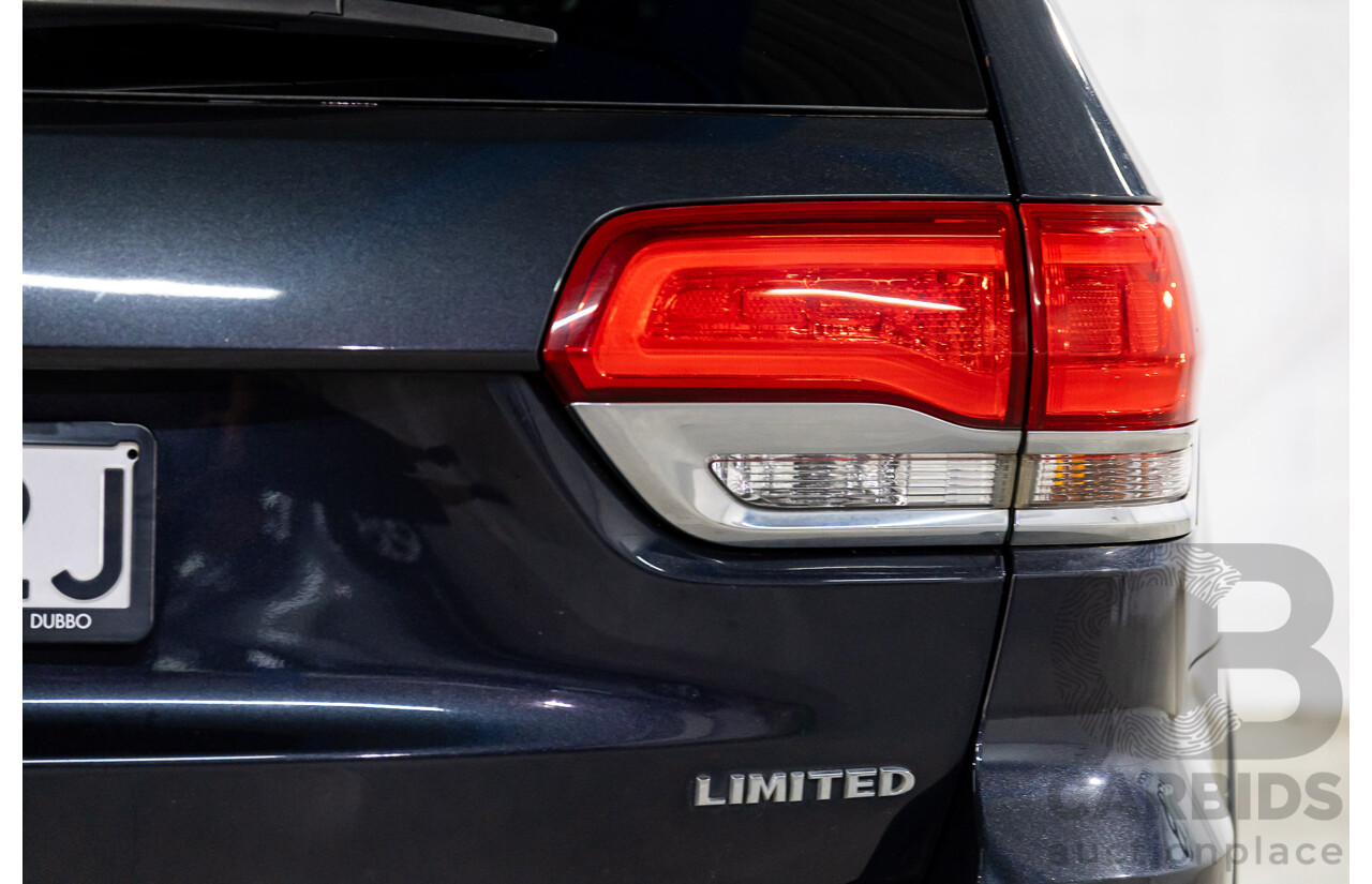 8/2015 Jeep Grand Cherokee Limited (4x4) WK MY15 4d Wagon Maximum Steel Metallic Turbo Diesel 3.0L