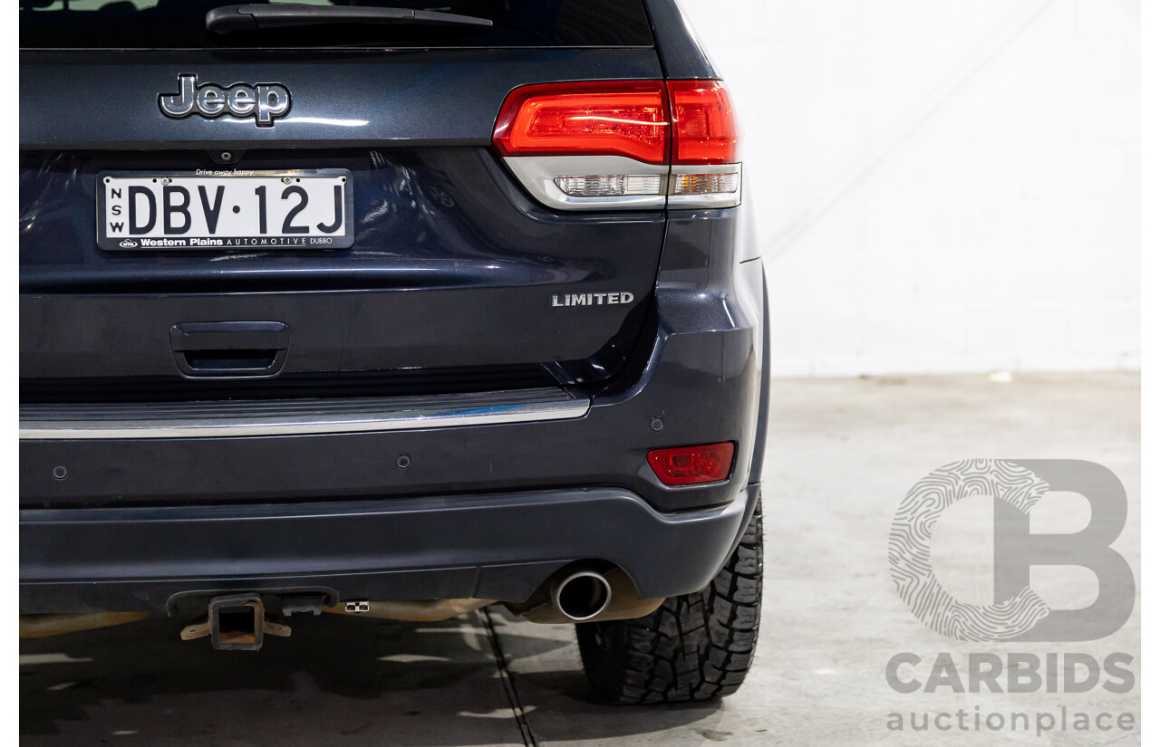 8/2015 Jeep Grand Cherokee Limited (4x4) WK MY15 4d Wagon Maximum Steel Metallic Turbo Diesel 3.0L