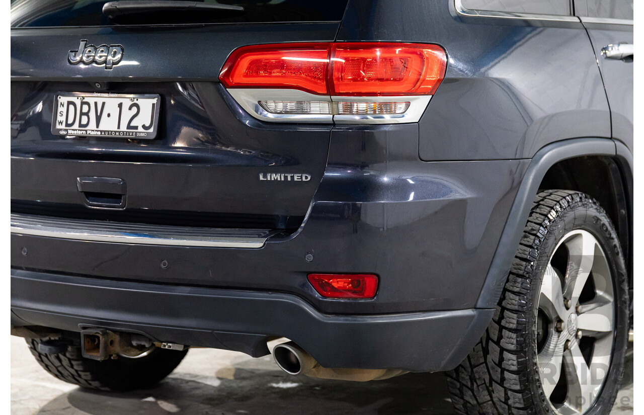 8/2015 Jeep Grand Cherokee Limited (4x4) WK MY15 4d Wagon Maximum Steel Metallic Turbo Diesel 3.0L