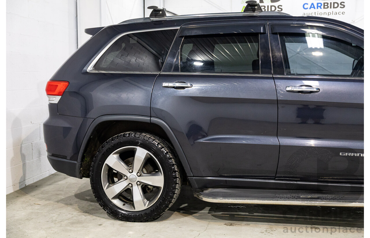 8/2015 Jeep Grand Cherokee Limited (4x4) WK MY15 4d Wagon Maximum Steel Metallic Turbo Diesel 3.0L