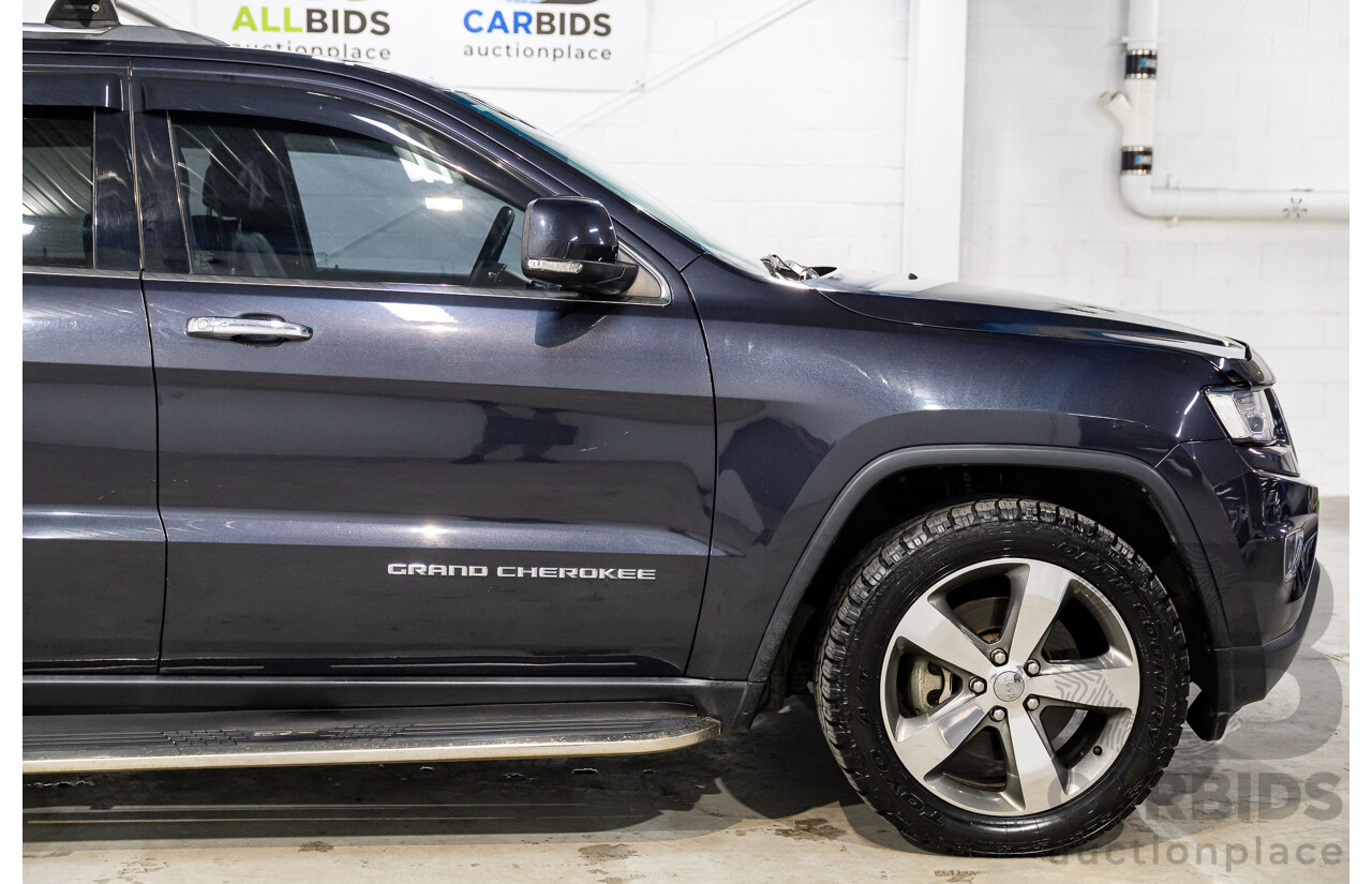 8/2015 Jeep Grand Cherokee Limited (4x4) WK MY15 4d Wagon Maximum Steel Metallic Turbo Diesel 3.0L
