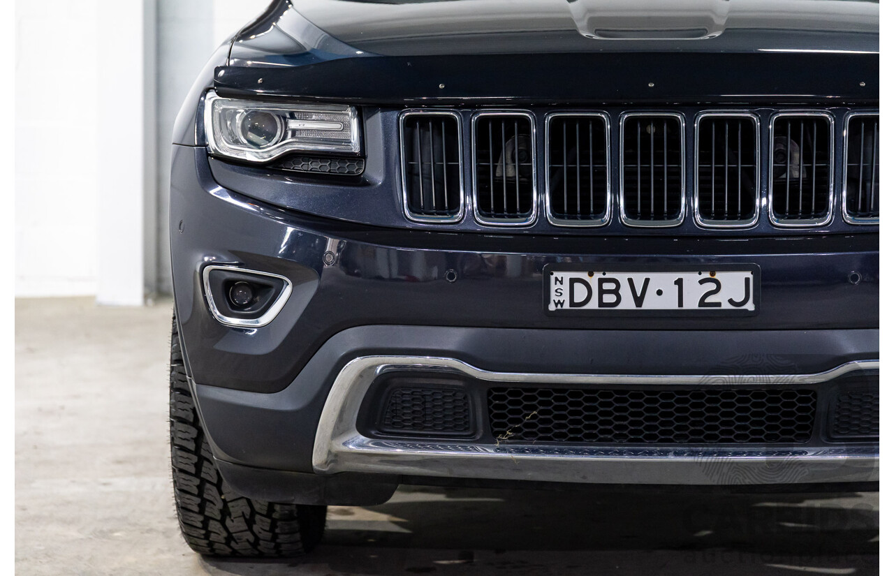 8/2015 Jeep Grand Cherokee Limited (4x4) WK MY15 4d Wagon Maximum Steel Metallic Turbo Diesel 3.0L