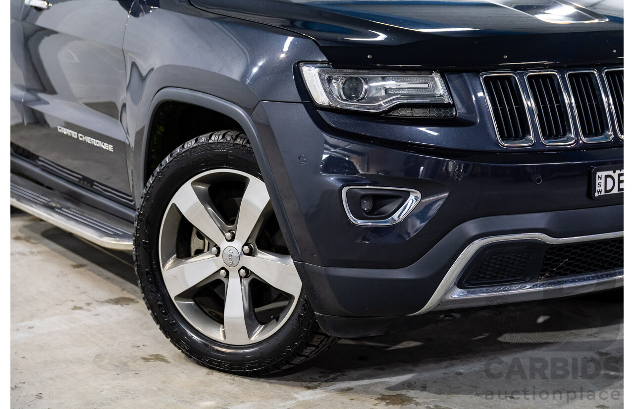 8/2015 Jeep Grand Cherokee Limited (4x4) WK MY15 4d Wagon Maximum Steel Metallic Turbo Diesel 3.0L