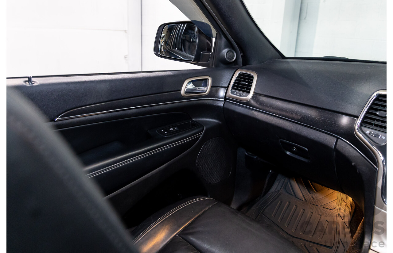 8/2015 Jeep Grand Cherokee Limited (4x4) WK MY15 4d Wagon Maximum Steel Metallic Turbo Diesel 3.0L