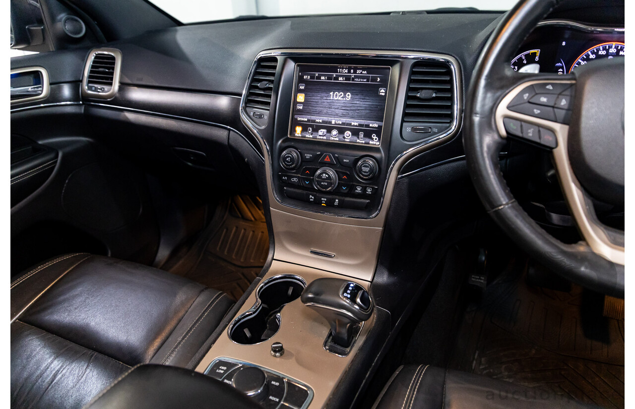 8/2015 Jeep Grand Cherokee Limited (4x4) WK MY15 4d Wagon Maximum Steel Metallic Turbo Diesel 3.0L