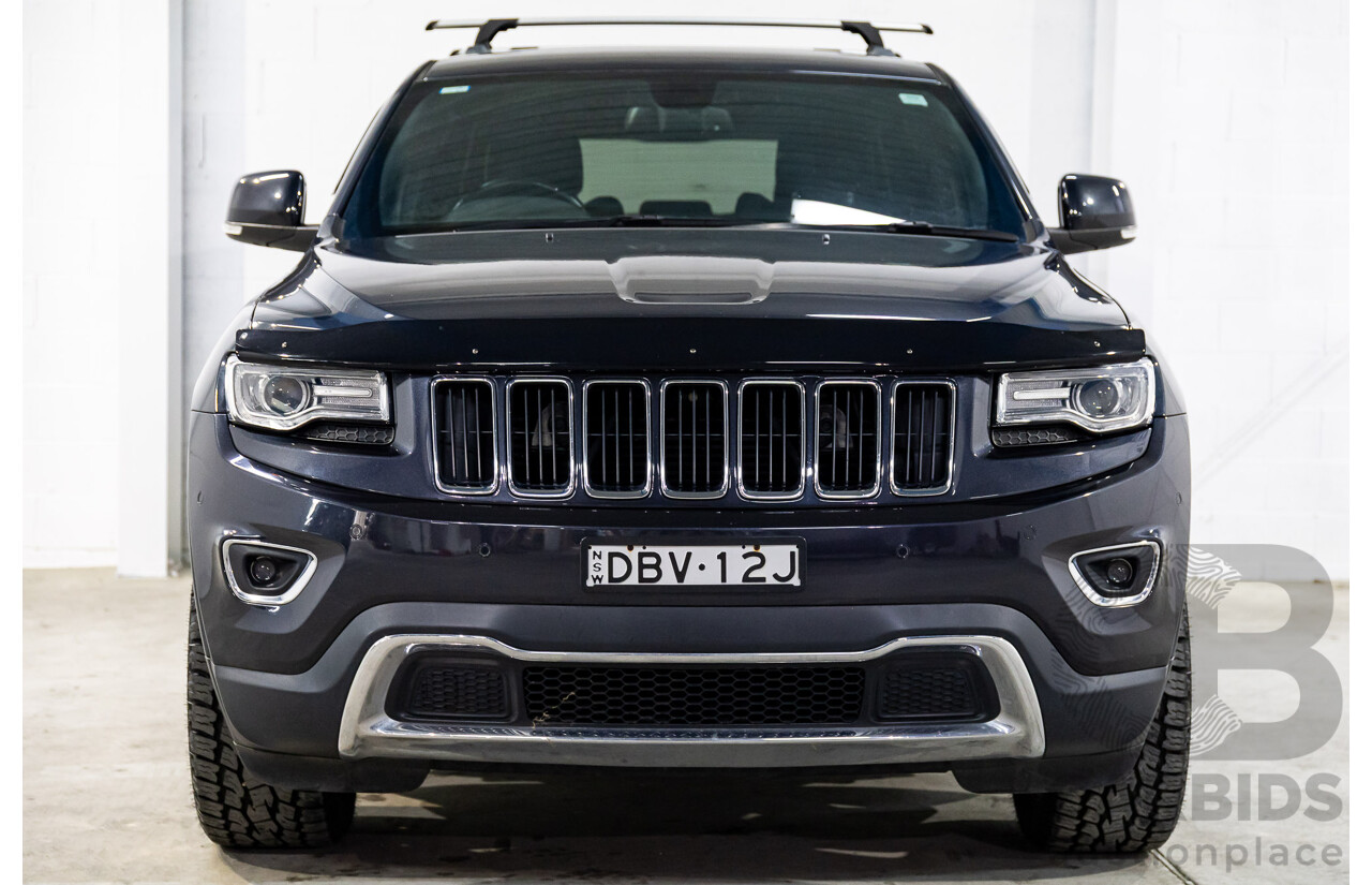 8/2015 Jeep Grand Cherokee Limited (4x4) WK MY15 4d Wagon Maximum Steel Metallic Turbo Diesel 3.0L