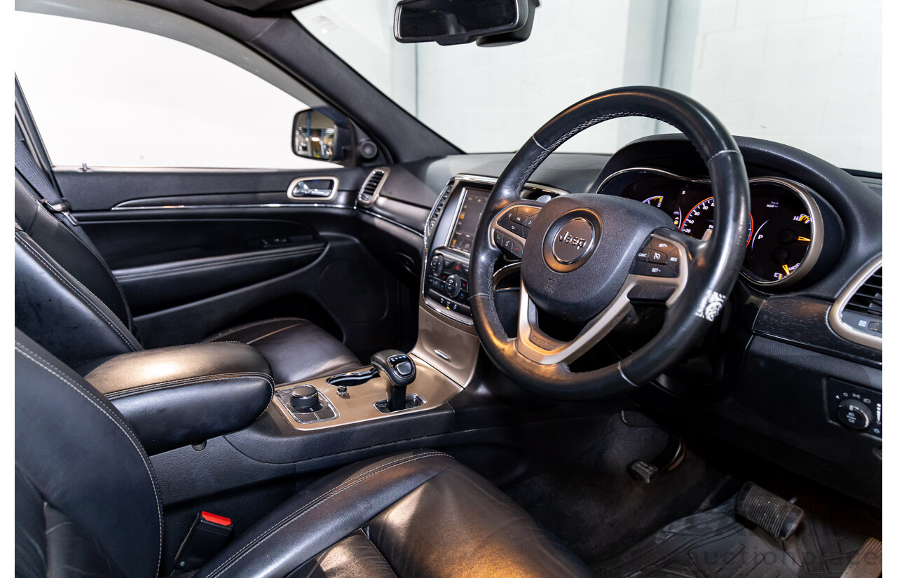 8/2015 Jeep Grand Cherokee Limited (4x4) WK MY15 4d Wagon Maximum Steel Metallic Turbo Diesel 3.0L