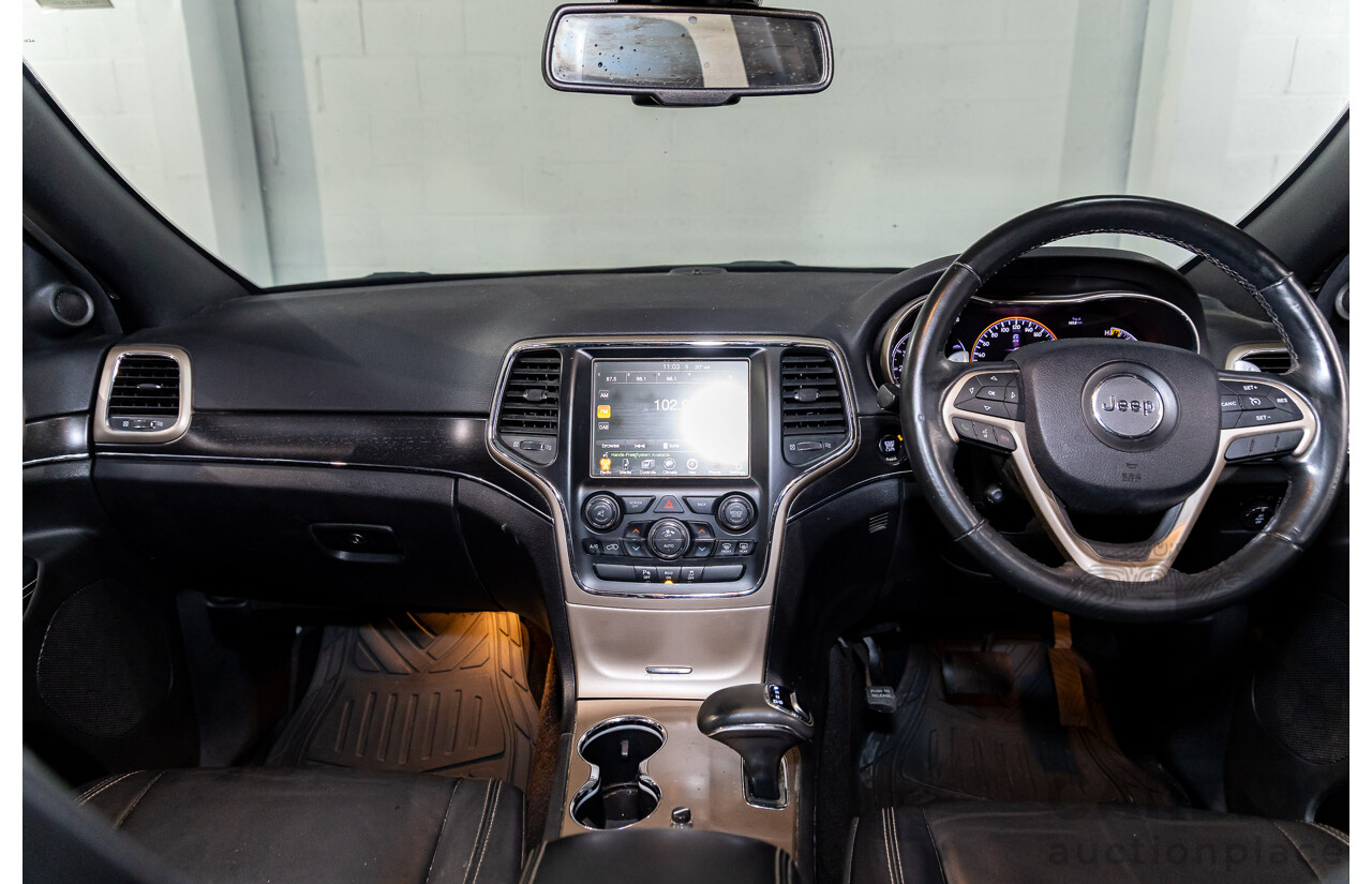 8/2015 Jeep Grand Cherokee Limited (4x4) WK MY15 4d Wagon Maximum Steel Metallic Turbo Diesel 3.0L