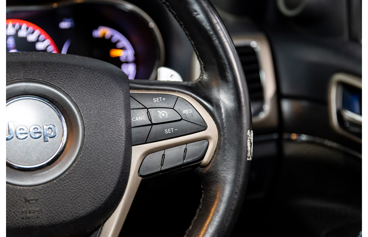 8/2015 Jeep Grand Cherokee Limited (4x4) WK MY15 4d Wagon Maximum Steel Metallic Turbo Diesel 3.0L