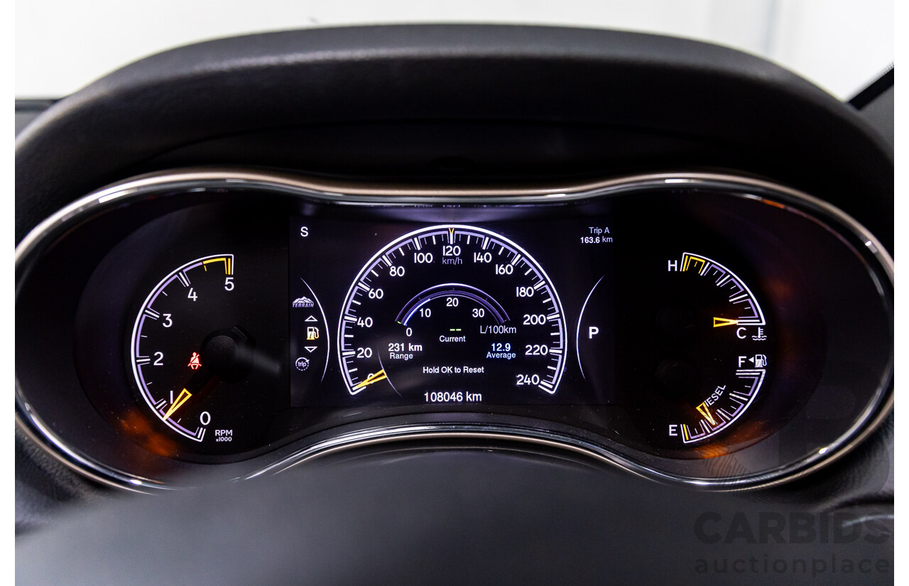 8/2015 Jeep Grand Cherokee Limited (4x4) WK MY15 4d Wagon Maximum Steel Metallic Turbo Diesel 3.0L