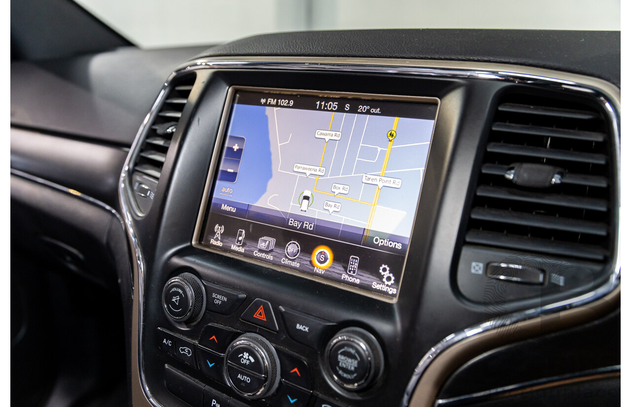 8/2015 Jeep Grand Cherokee Limited (4x4) WK MY15 4d Wagon Maximum Steel Metallic Turbo Diesel 3.0L