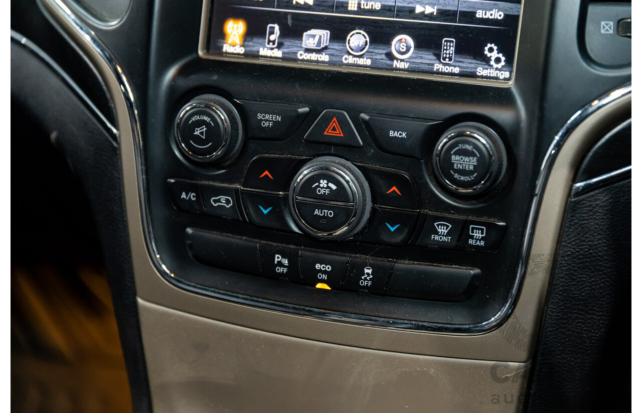 8/2015 Jeep Grand Cherokee Limited (4x4) WK MY15 4d Wagon Maximum Steel Metallic Turbo Diesel 3.0L