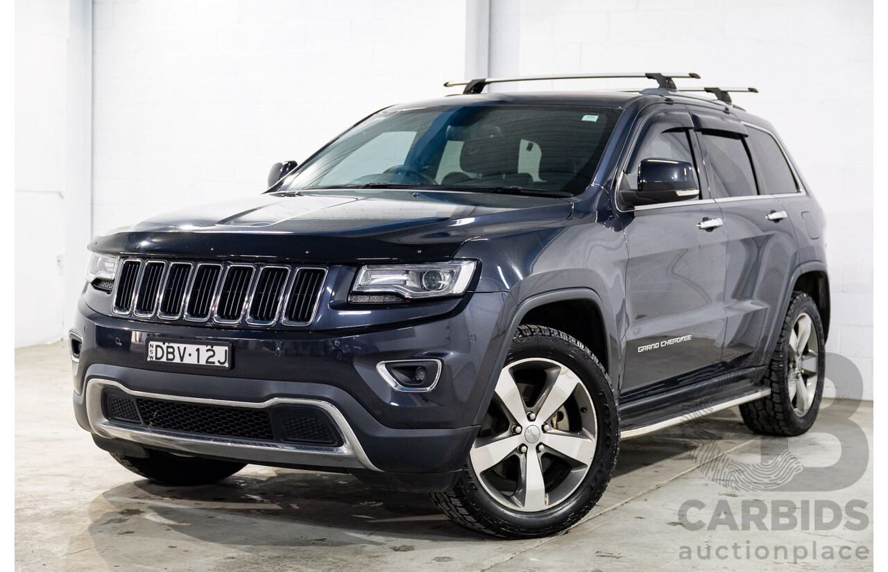 8/2015 Jeep Grand Cherokee Limited (4x4) WK MY15 4d Wagon Maximum Steel Metallic Turbo Diesel 3.0L
